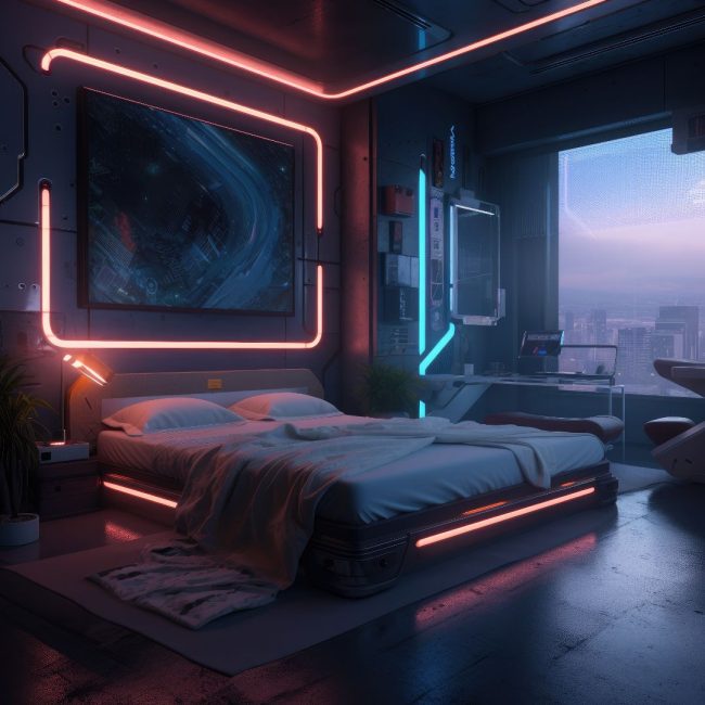 Cyberpunk Interior Design Ideas for UAE Homes | Radyinterior