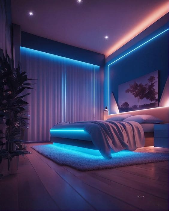 Amazing Neon Interior Design Style Dubai | Luxury interior design dubai ...