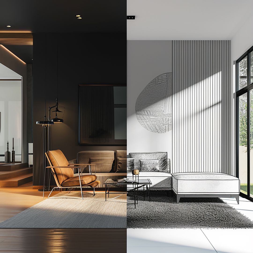 Matte vs. Glossy Interior Design
