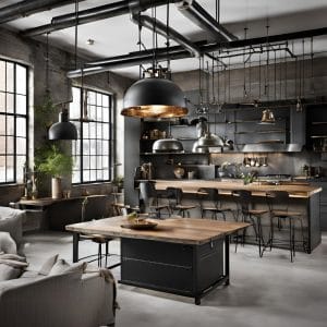 Modern Industrial interior Design Ideas | Radyinterior
