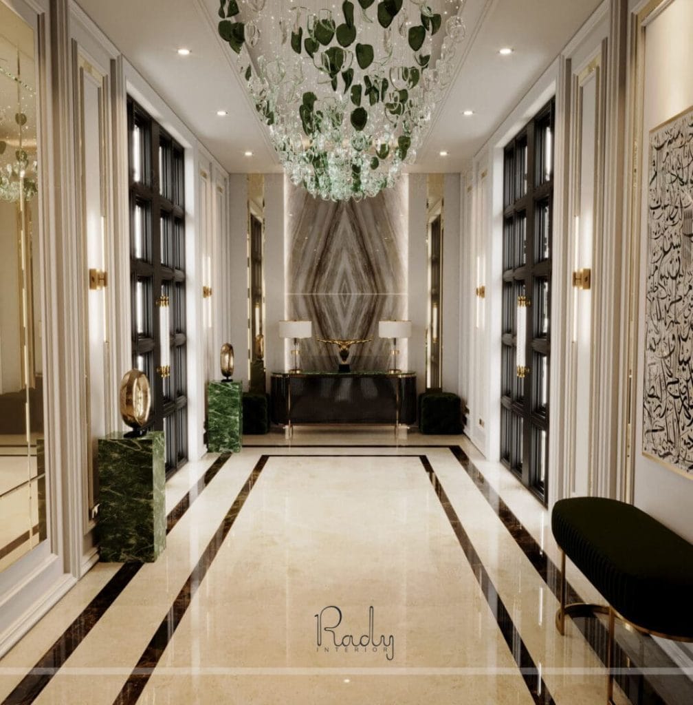 Villa Entrance Interior Design | Interior Design Company in Dubai