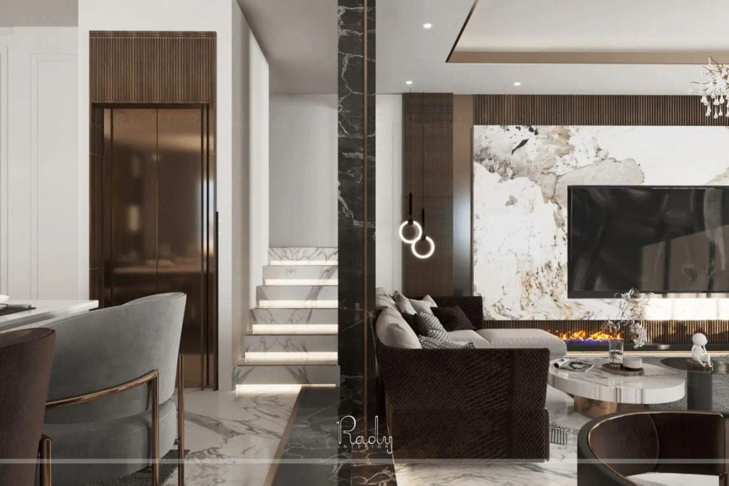 Living Room Interior Design | Interior Design Services in Dubai