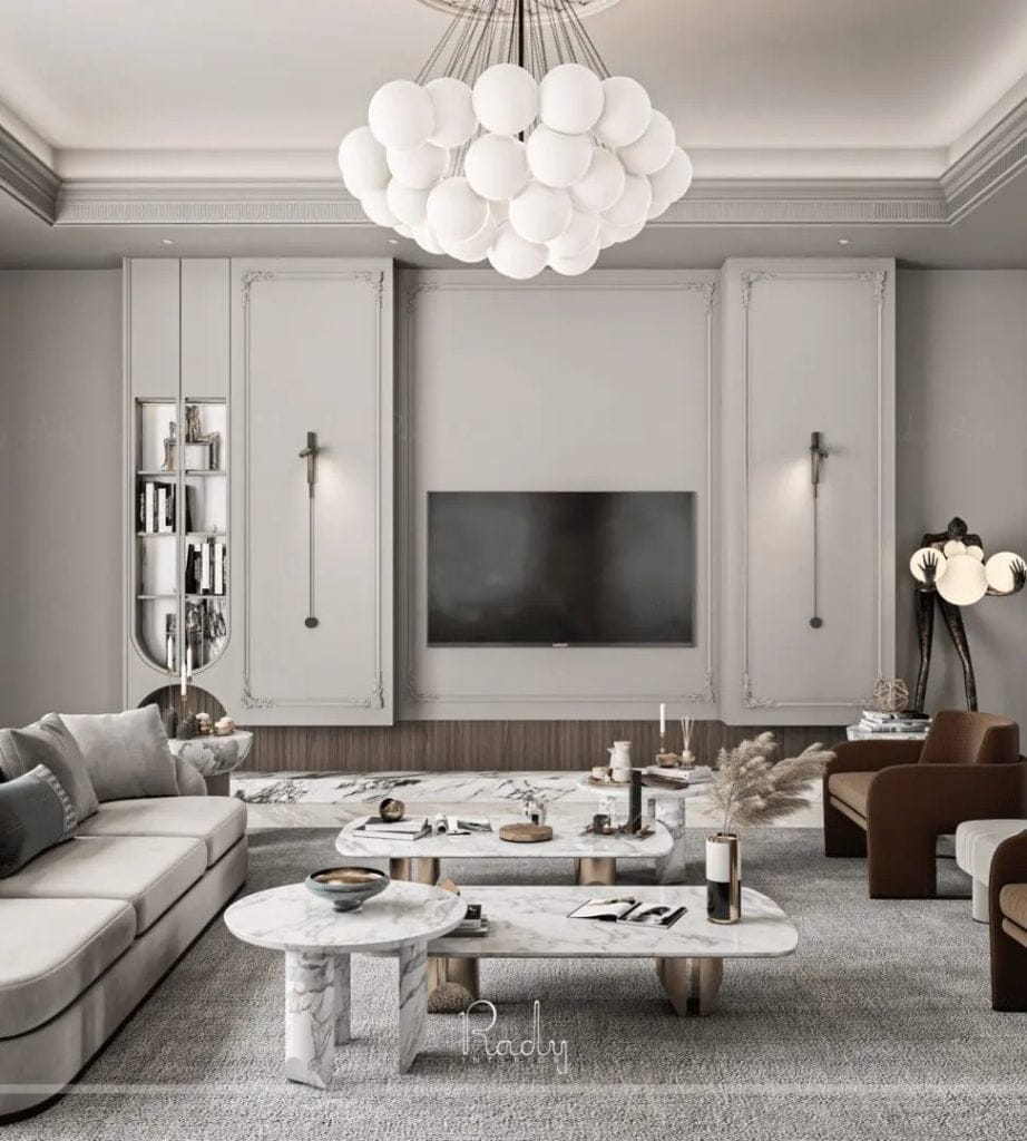 Living Room Interior Design | Interior Design Services in Dubai