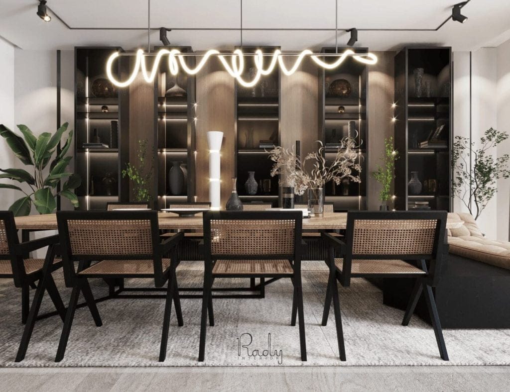 Dining Room Interior Design | Modern Dining Room Design in Dubai