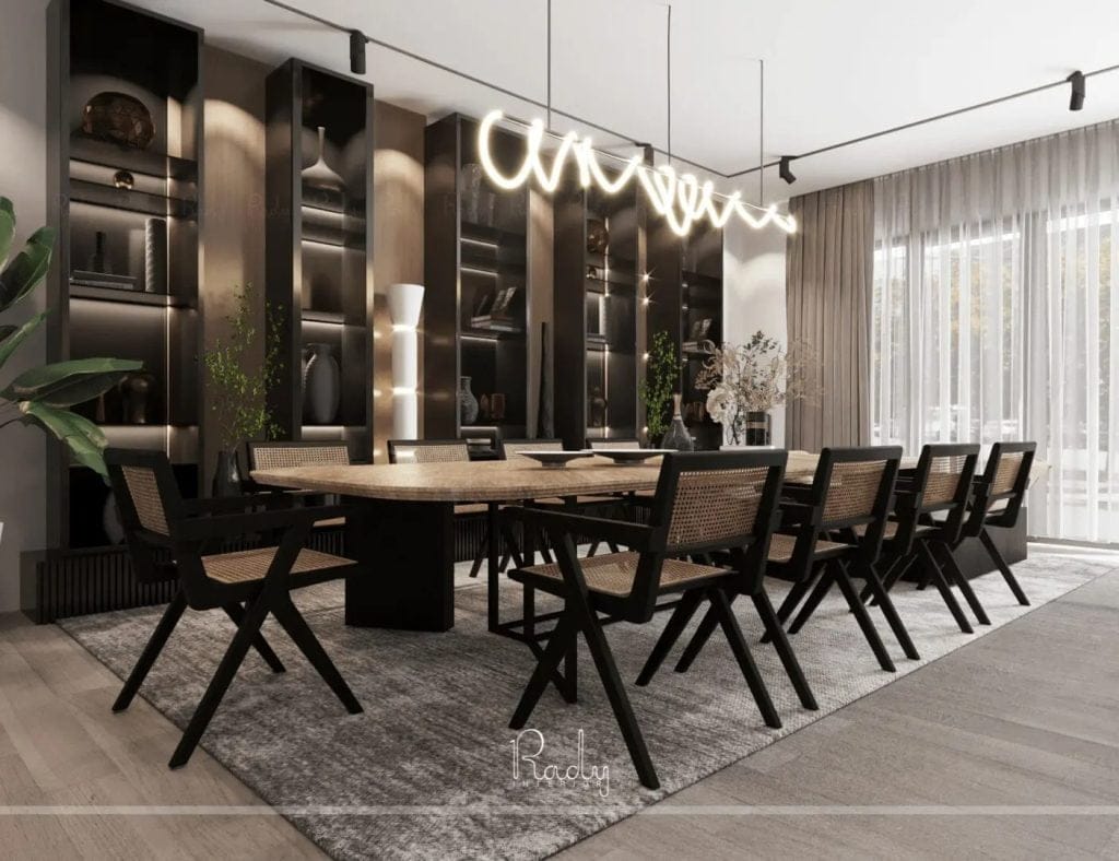 Dining Room Interior Design | Modern Dining Room Design in Dubai