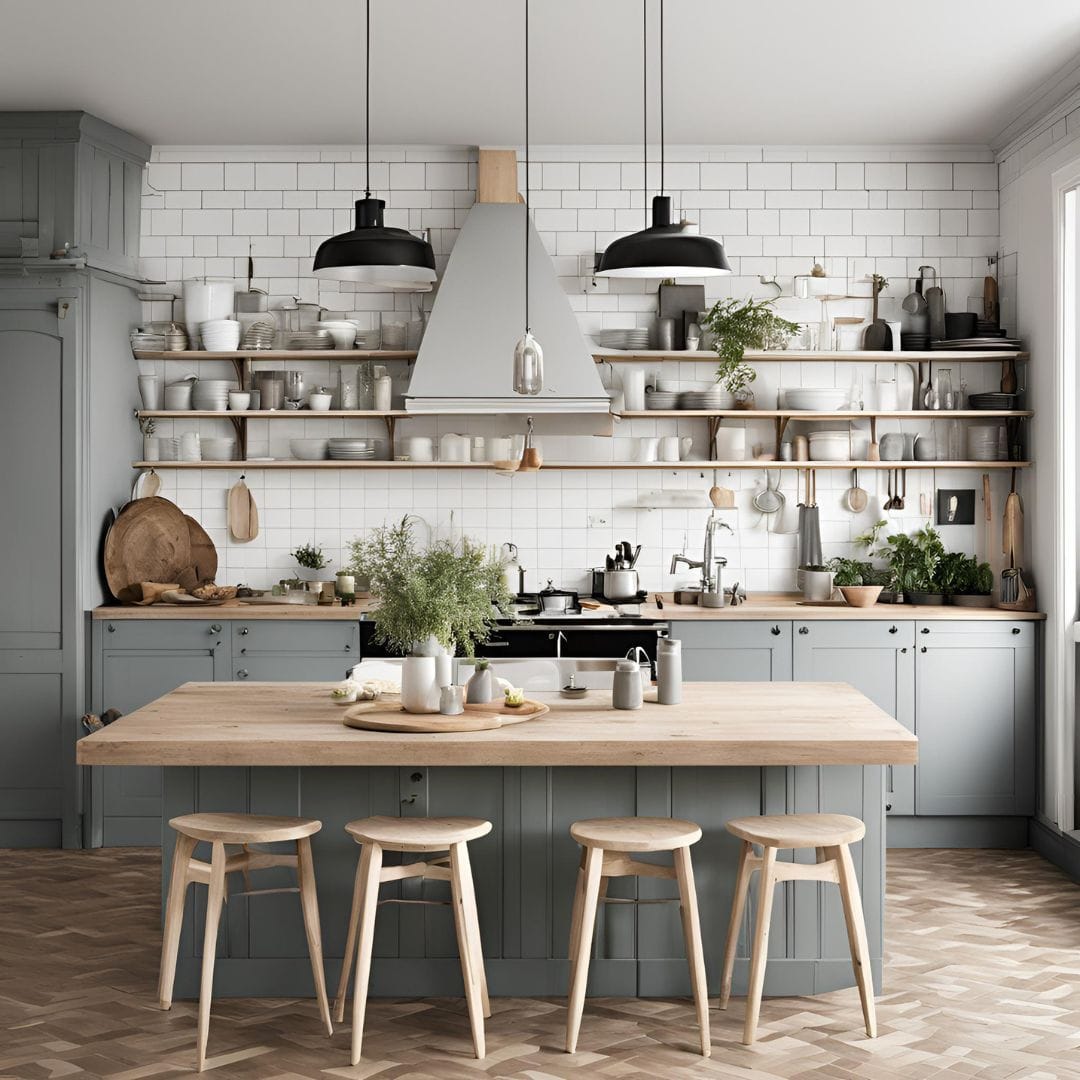 Stunning Simple Kitchen Decor Scandinavian Style image
