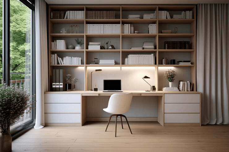 scandinavian home office design