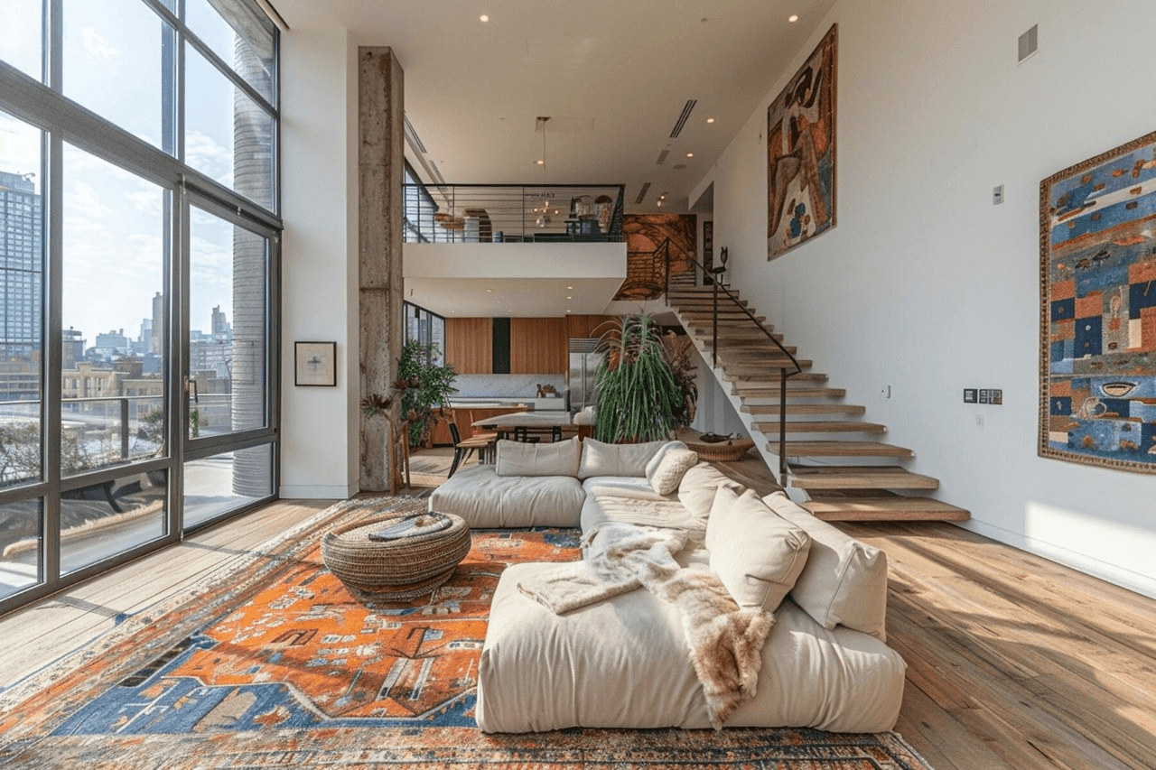 Double Height Living Room