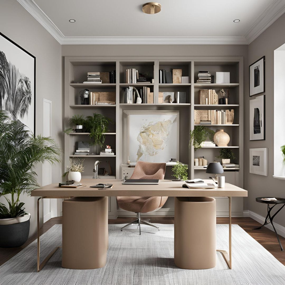 Home Office Background Ideas