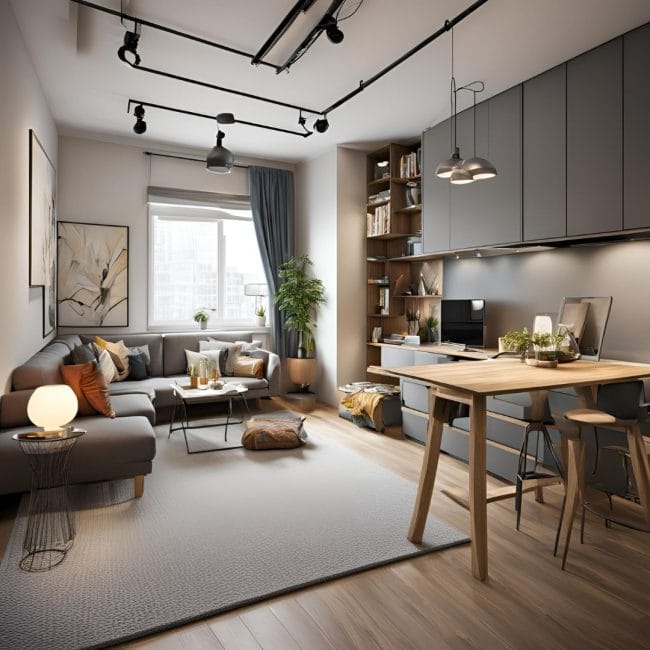 Studio apartment interior design ideas | Radyinterior