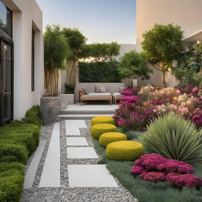 Landscape Design Using Color Landscape Design in Dubai: Transforming Outdoor Spaces