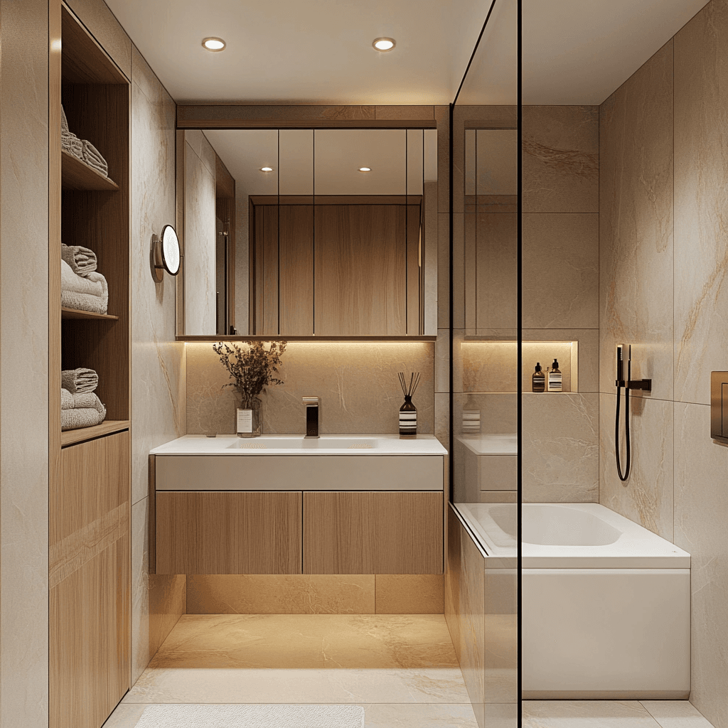 تصميم حمامات 2*2