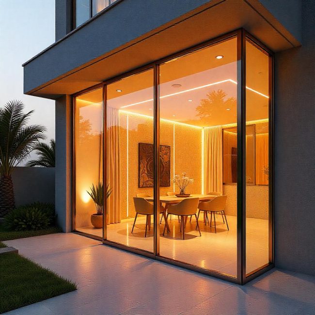 Glass Window Design Ideas in the UAE for Modern Homes