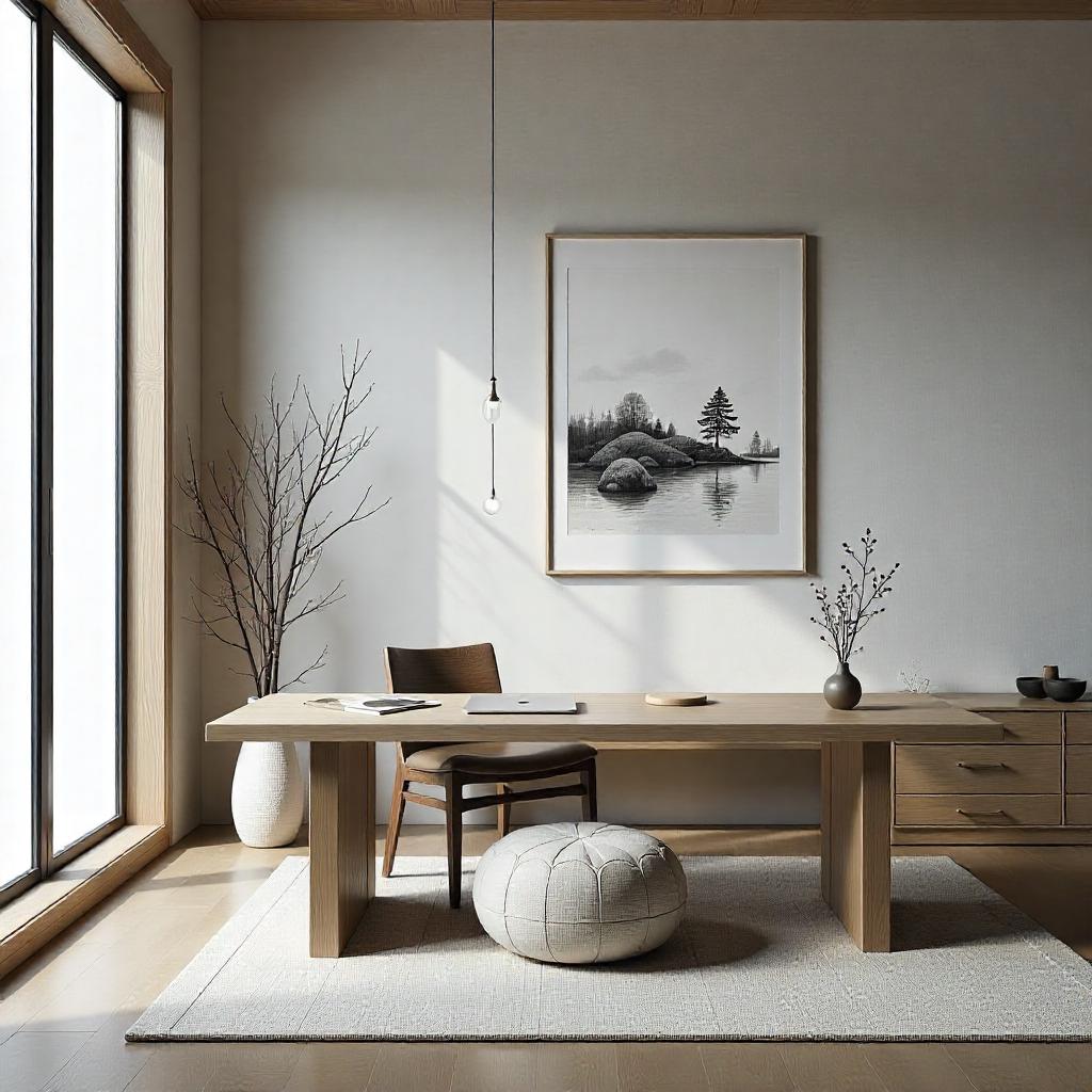 Zen Home Office Design Ideas
