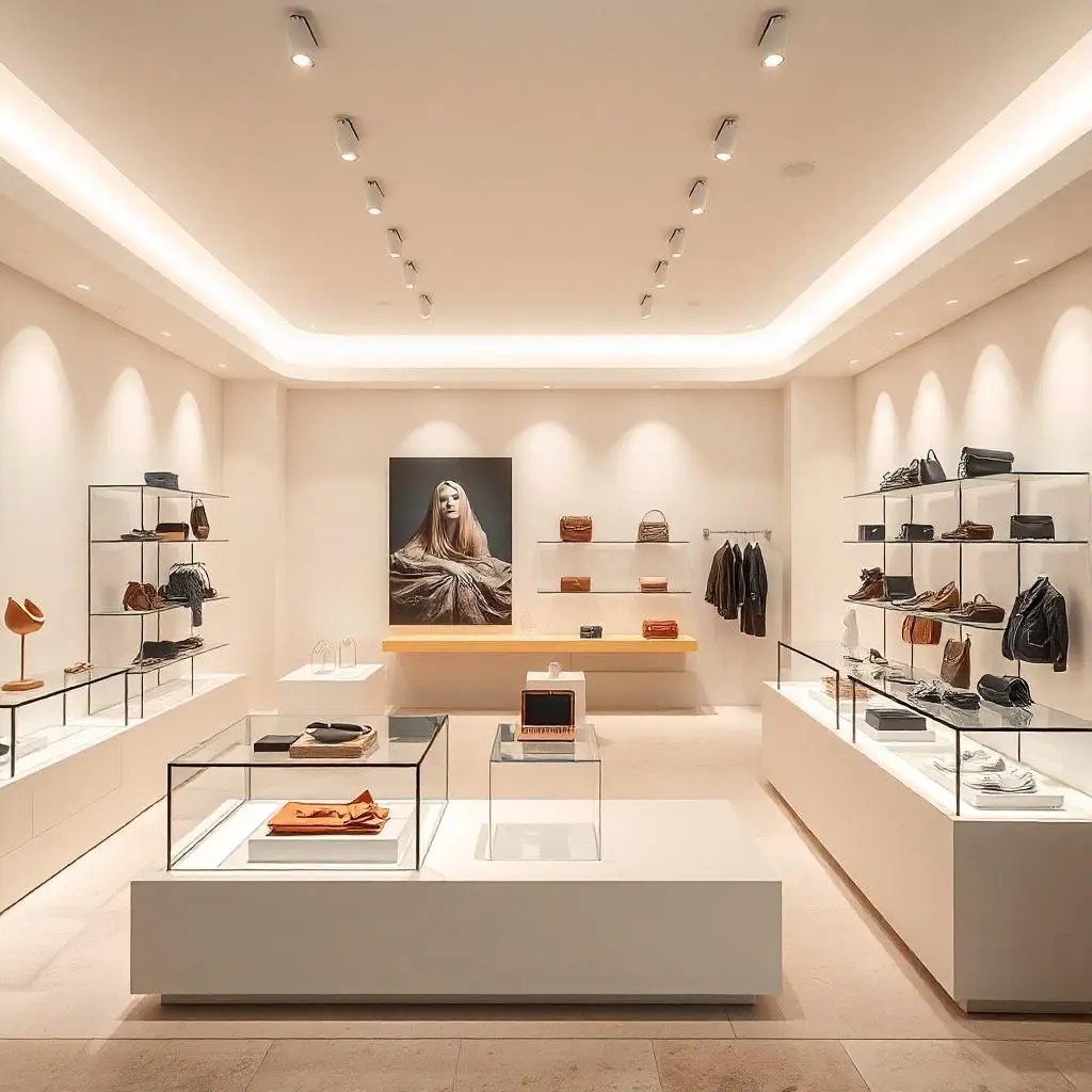 A retail store showcasing a wide array of shoes and accessories displayed prominently for customers.