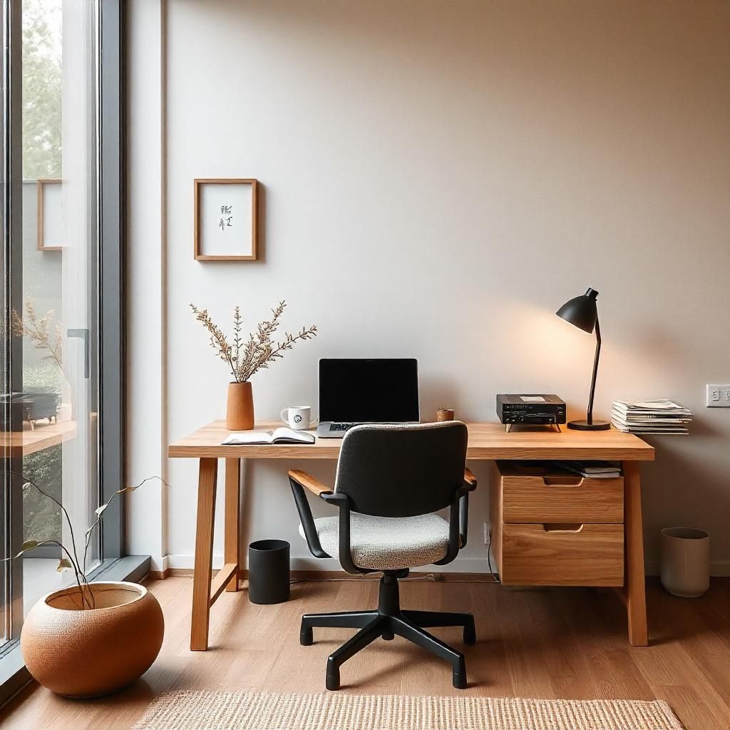 Zen Home Office Design Ideas