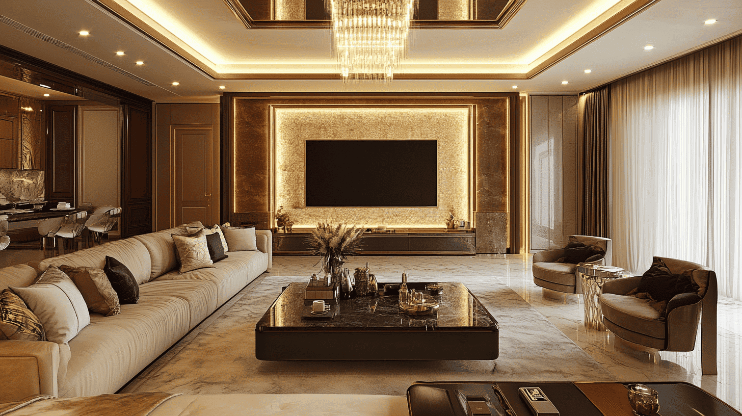 تصاميم فلل مودرن بأفكار عصرية راقية | شركة راضي للتصميم الداخلي