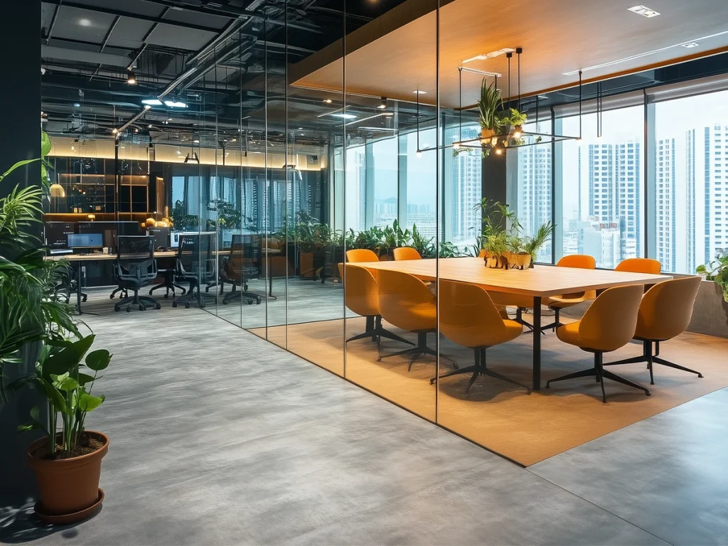 modern workspace interior design