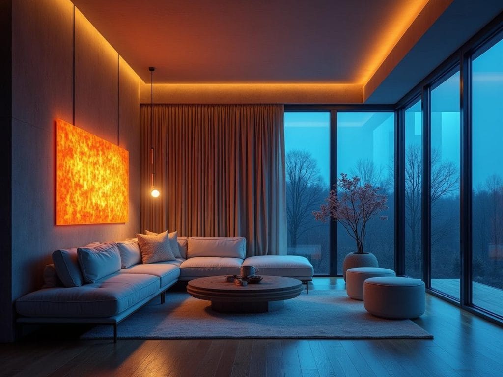 sunken living room