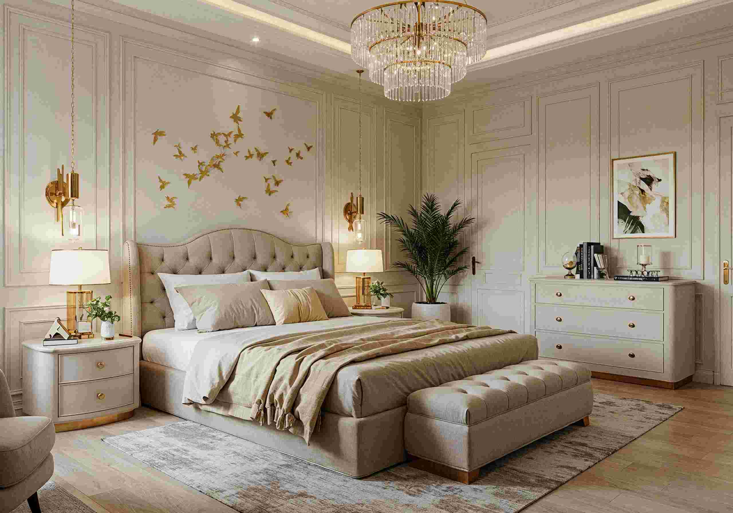 أفكار تصميم داخلي لغرفة الوالدين لإضفاء الراحة والأناقة على منازل الإمارات العربية المتحدة