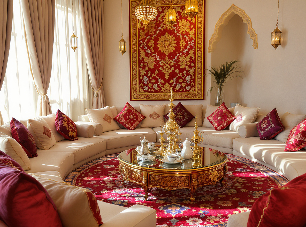 Family Living Room Interior Design Ideas for UAE Villas