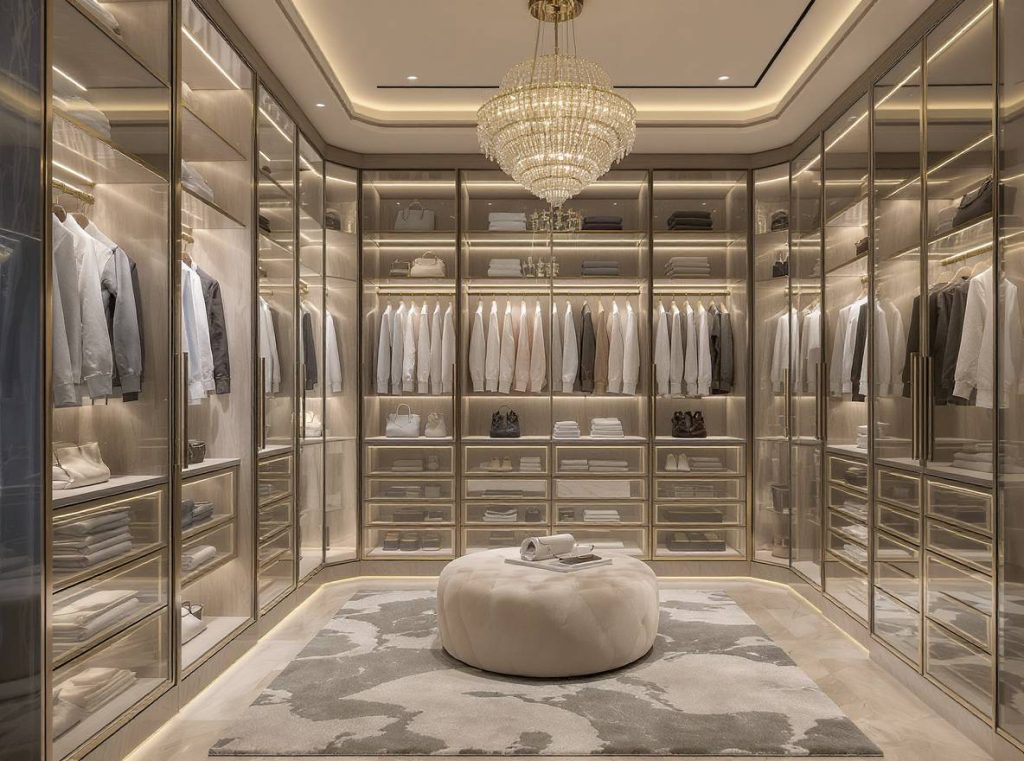 Modern Walk In Closet Ideas for a Luxurious UAE Master Suite